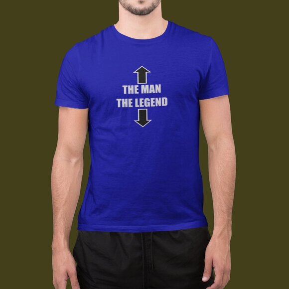 The Man, The Legend Shirt | The Man Text Shirt | Birthday Gift Shirt | Trendy - Picture 6 of 8